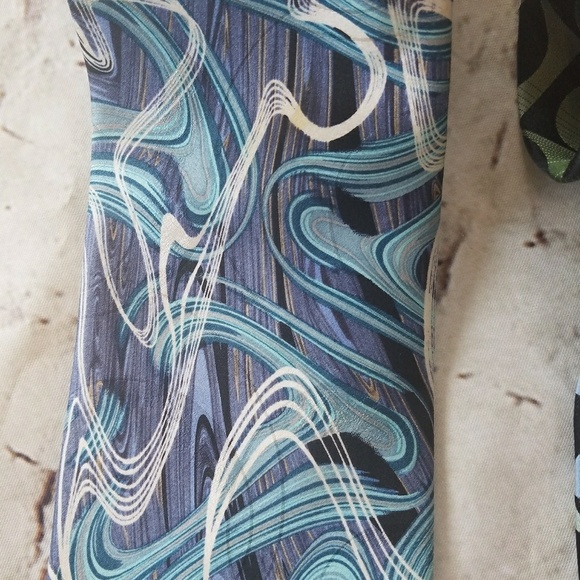 Arrow Tie Necktie Geometric Preppy Work Office Watercolor Wedding Colorful Set 7 - Picture 5 of 8